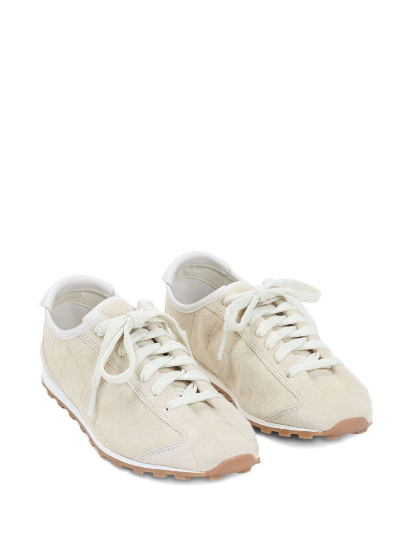 Off White Lace Up Sneakers 3