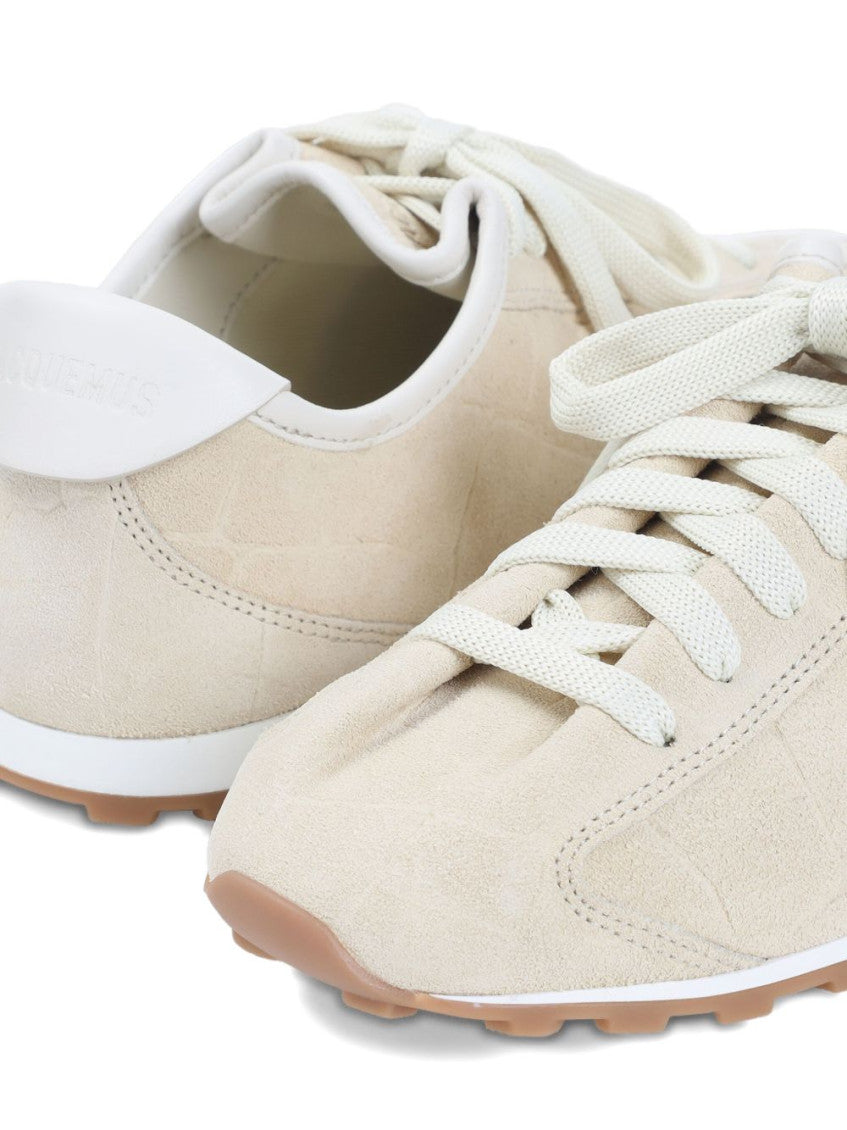 Off White Lace Up Sneakers 4
