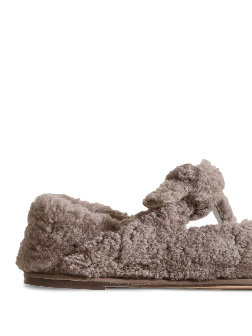 Grey Knot Ballet Flats 2