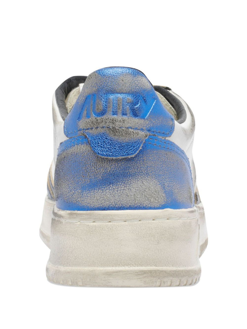Blue Lace Up Sneakers 3