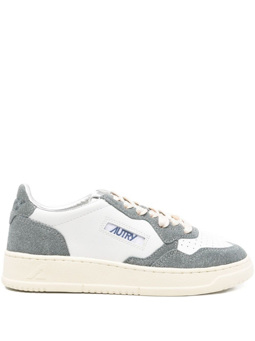 Grey Lace Up Sneakers 1