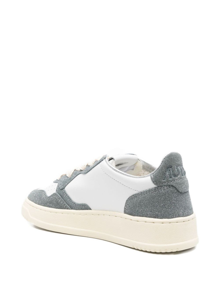Grey Lace Up Sneakers 3
