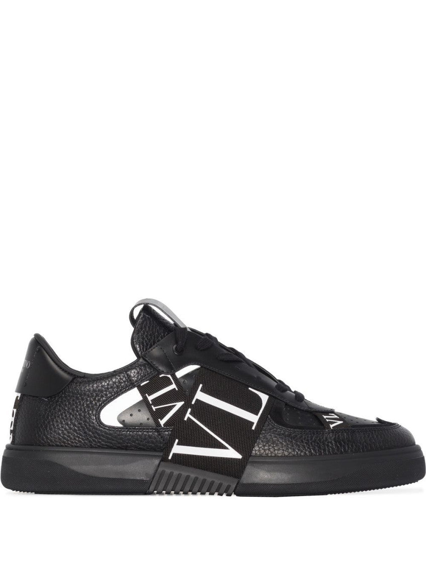 Black Leather Sneakers 1