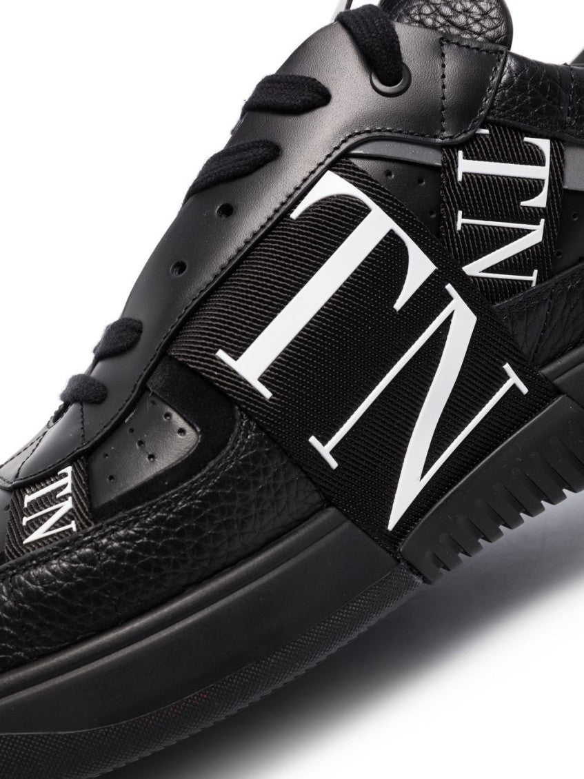 Black Leather Sneakers 2