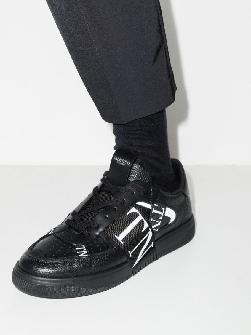 Black Leather Sneakers 3