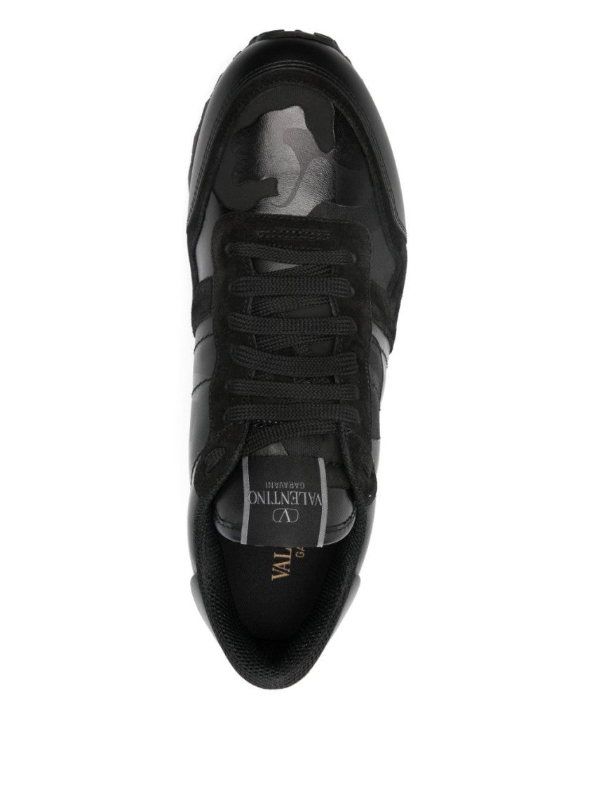 Black Lace Up Sneakers 2