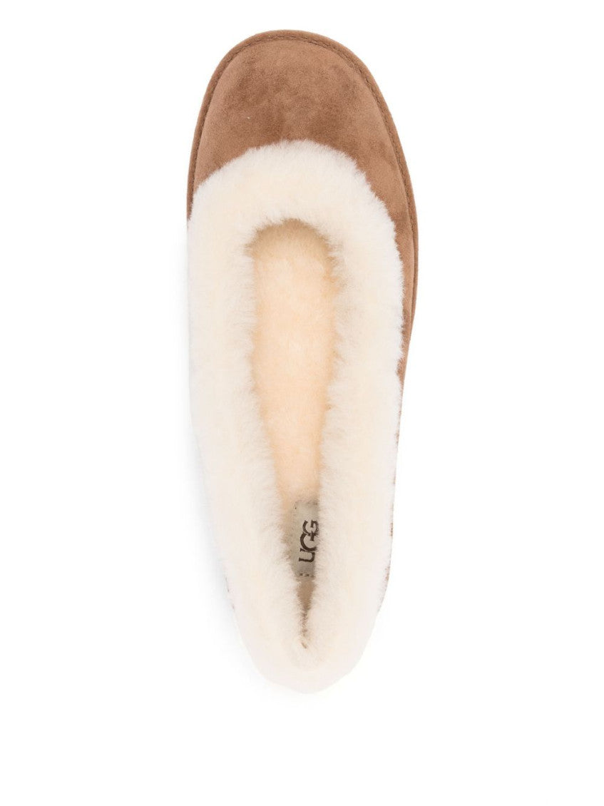 Beige Slip-On Ballet Flats 2
