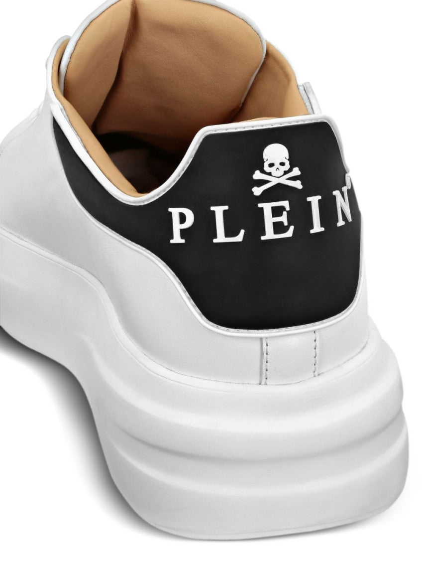 White Low-Top Sneakers 4