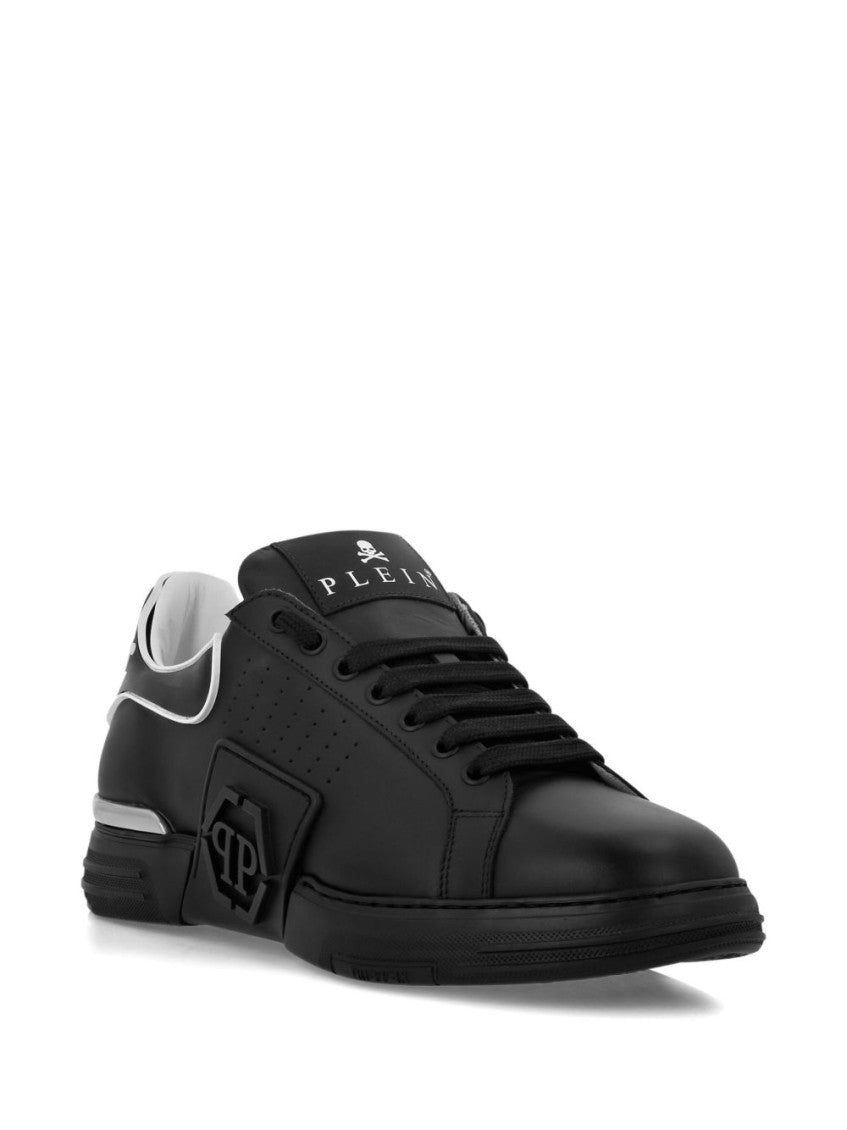 Black Hexagon Low-Top Sneaker 2