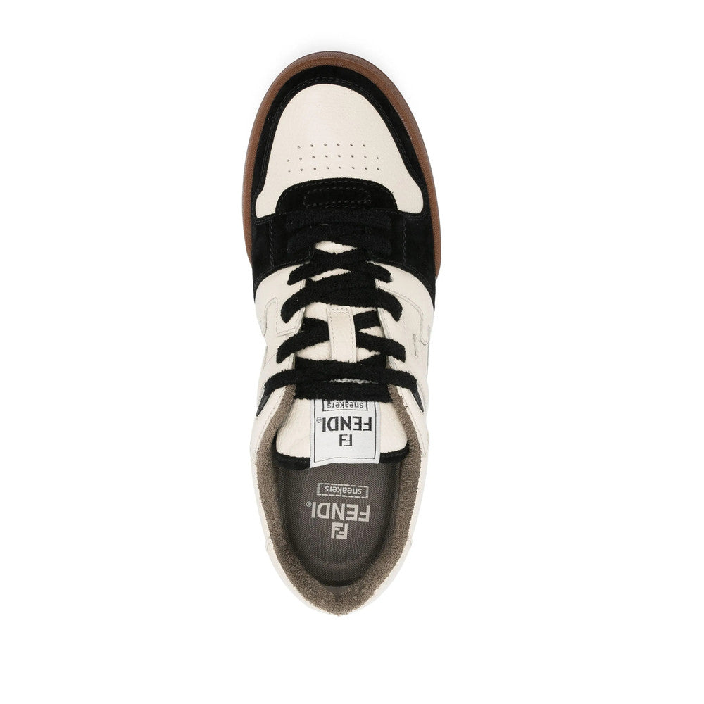 BlackWhite Color Block Match Sneakers 2