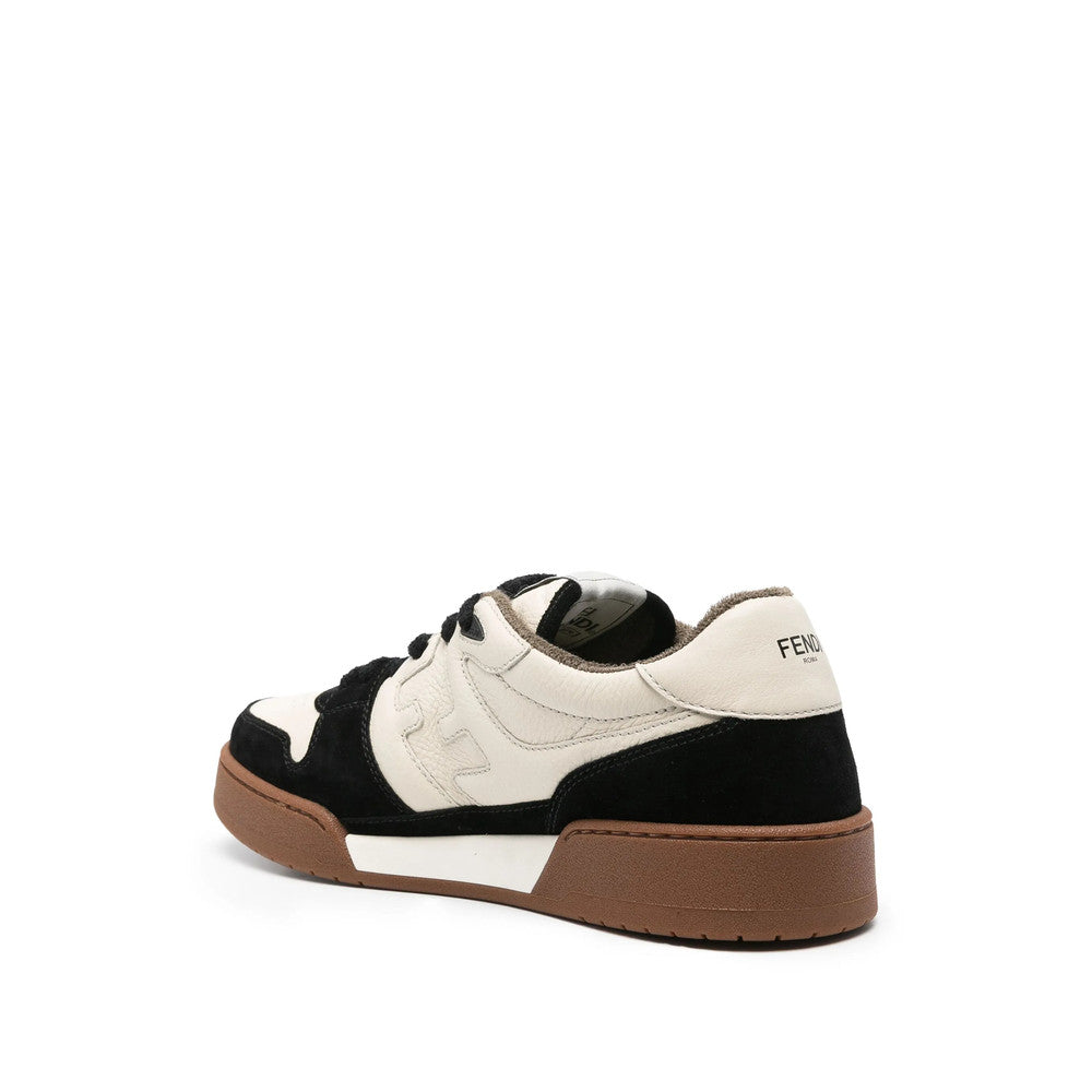 BlackWhite Color Block Match Sneakers 4