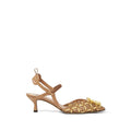 Brown Woven Pumps 1