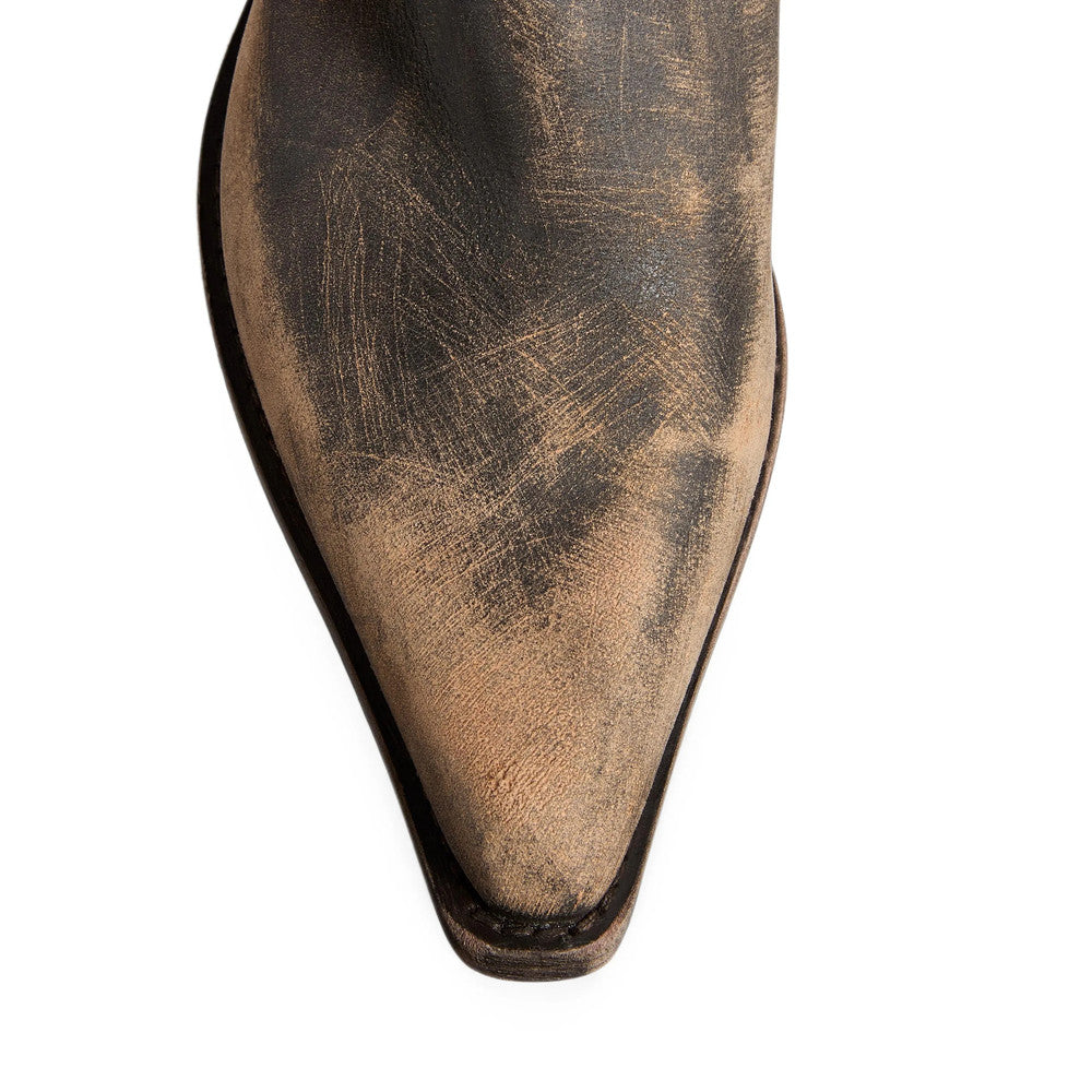 Brown Distressed Heritage Boots 4