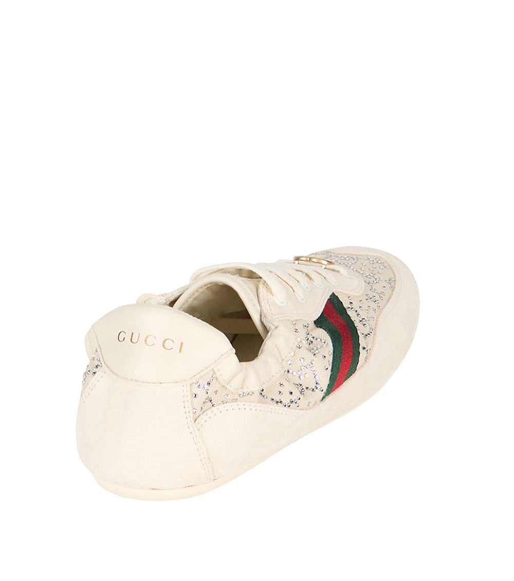 Off White Crystal Sneakers 3