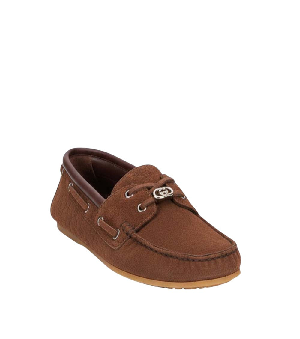 Brown Logo Loafers 2