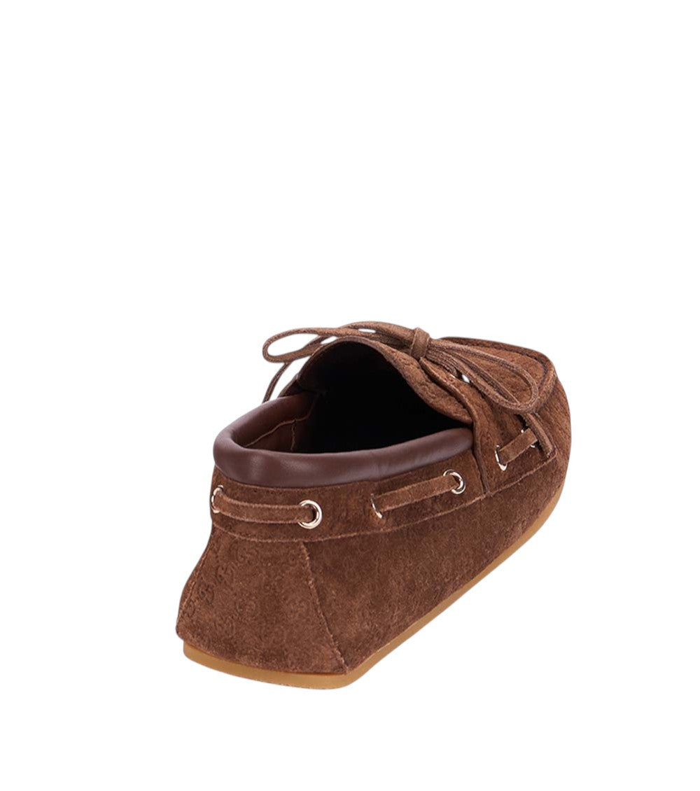 Brown Logo Loafers 3