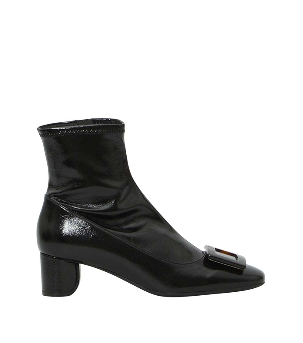 Black Roundy Turtle Boots 1