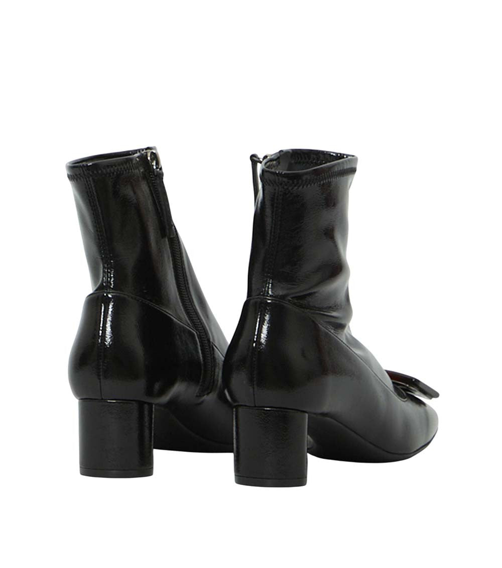 Black Roundy Turtle Boots 3