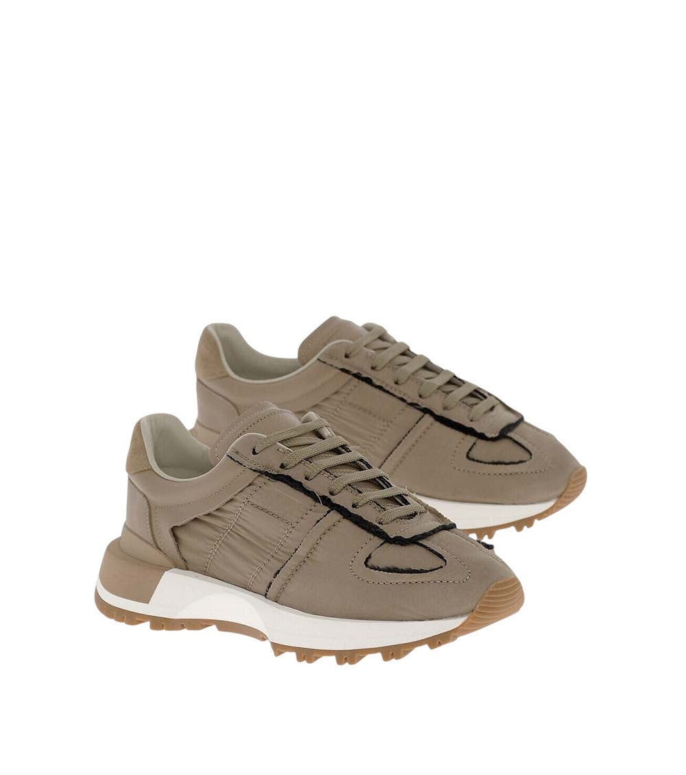 Brown Textured Sneakers 2