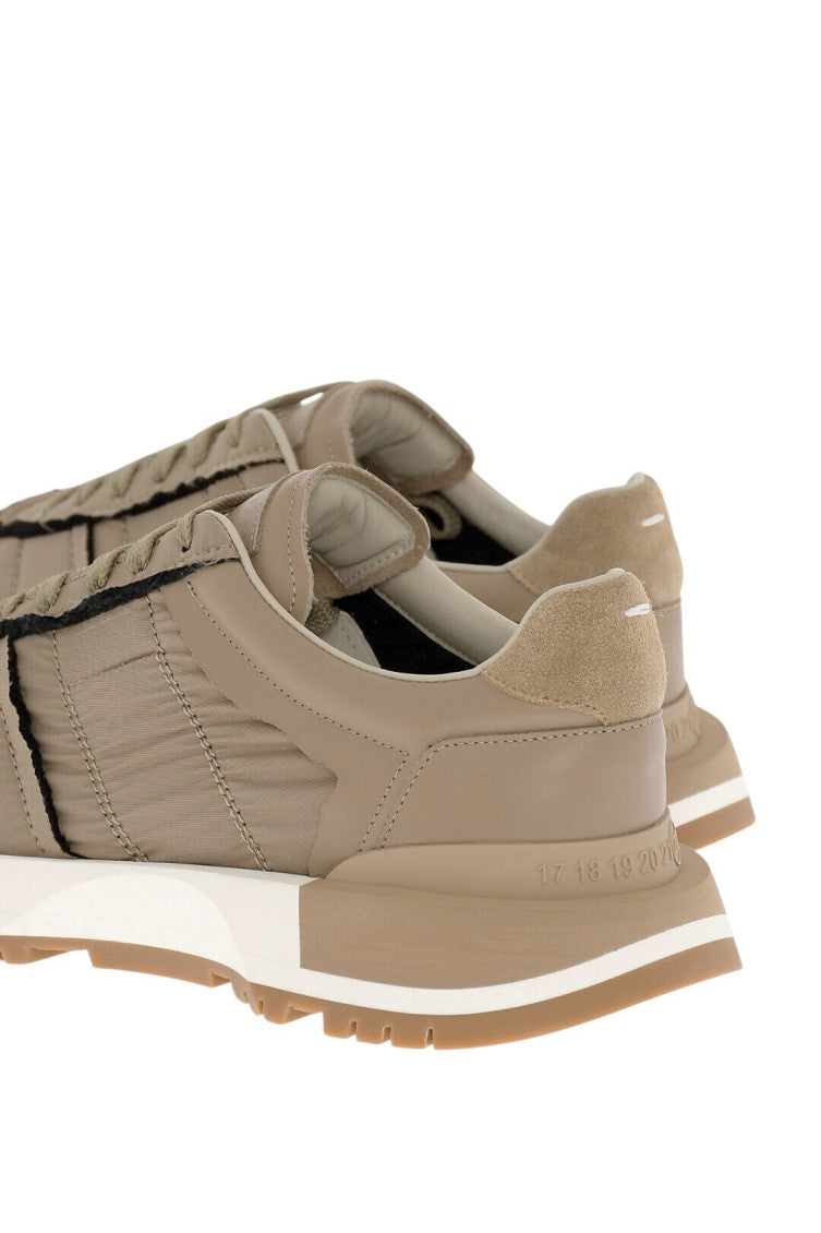 Brown Textured Sneakers 3