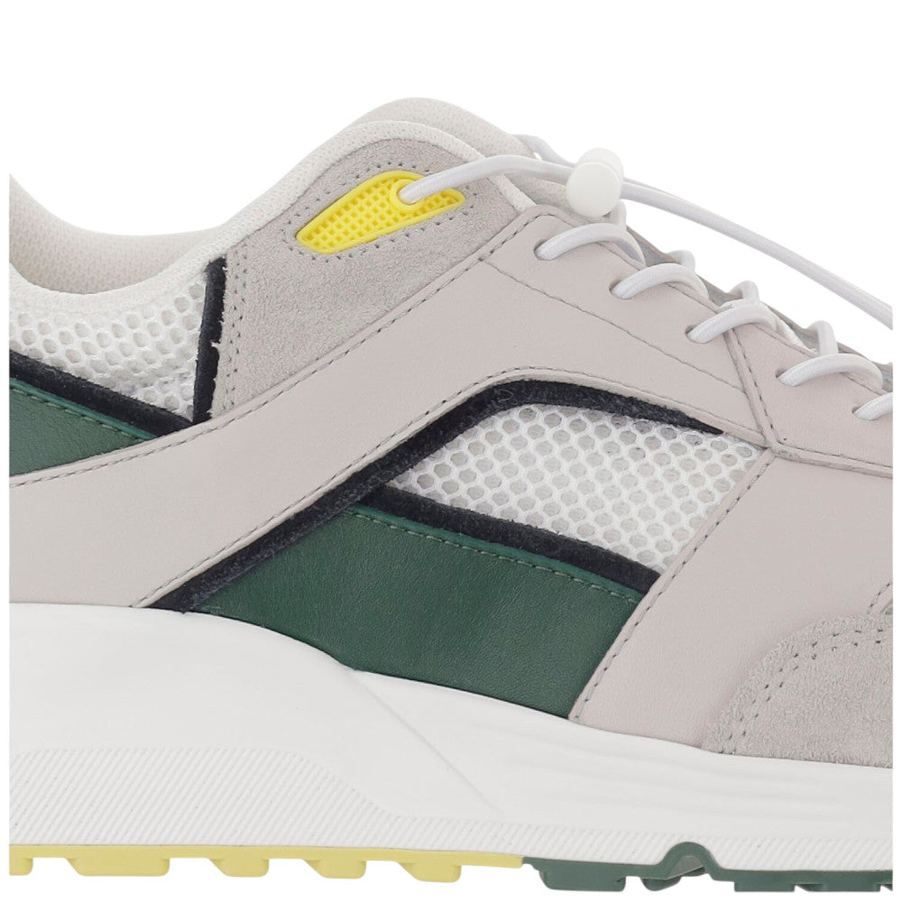Multi Color Color Block Bump Sneakers 4