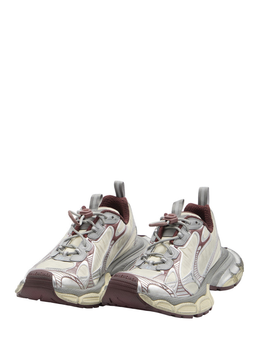 Silver Color Block Sneakers 2