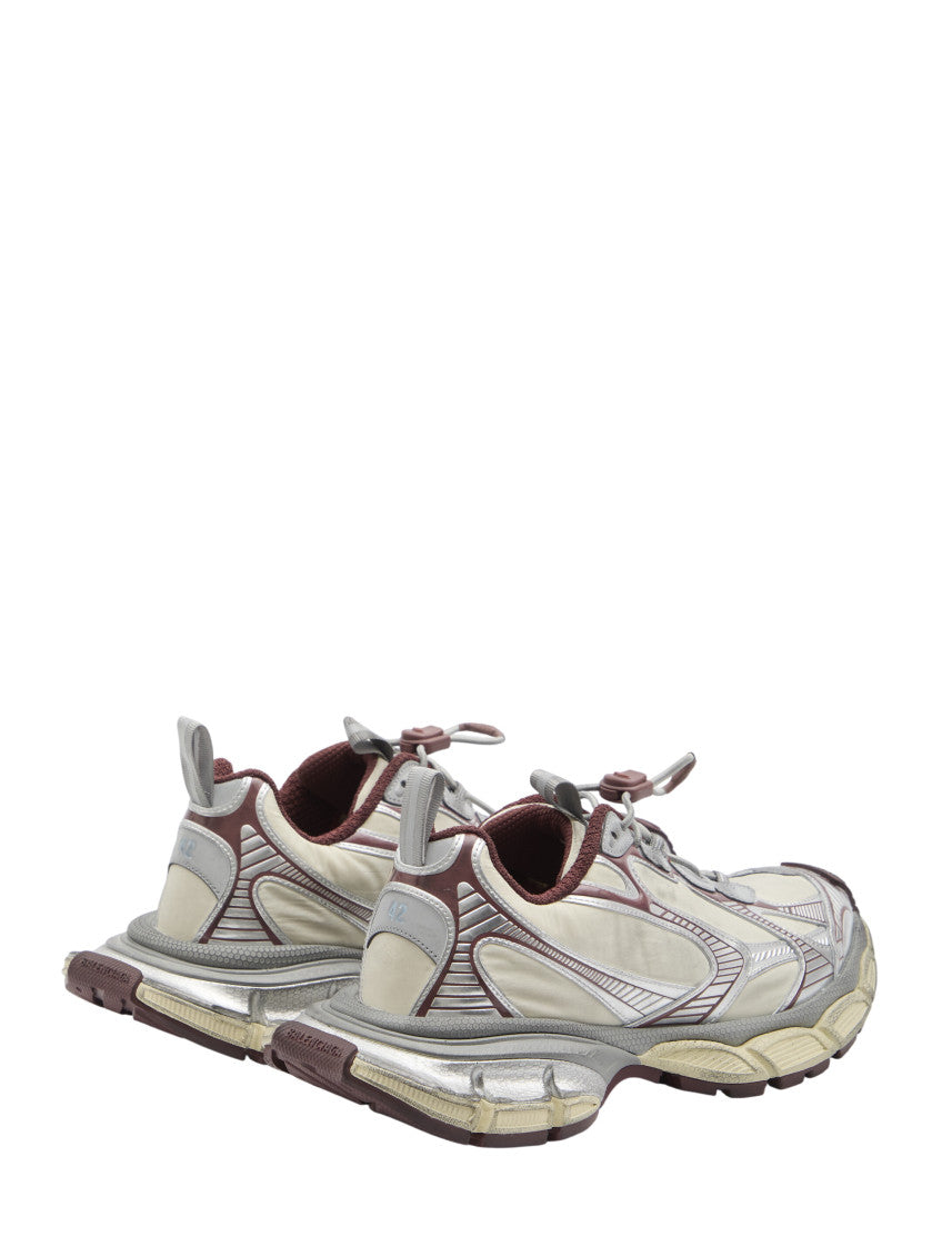 Silver Color Block Sneakers 3