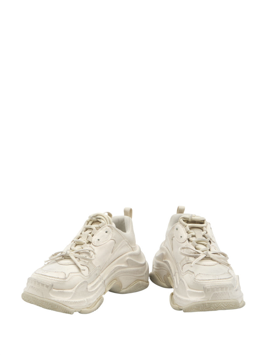 Beige Triple S Sneakers 5
