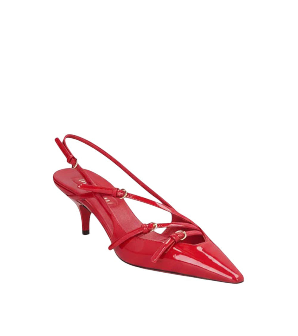 Red Slingback Pumps 2