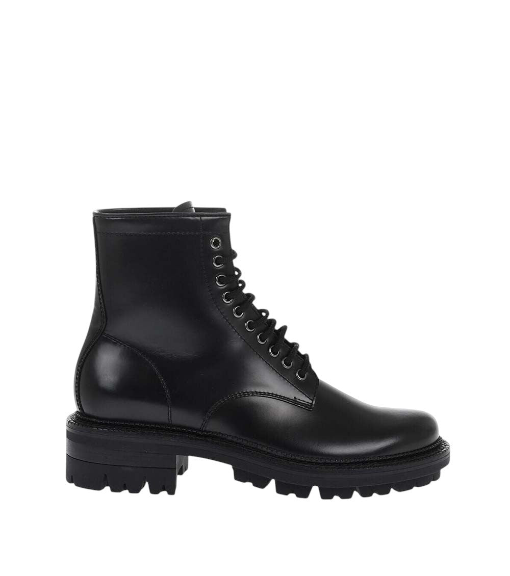 Black Leather Ankle Boots 1