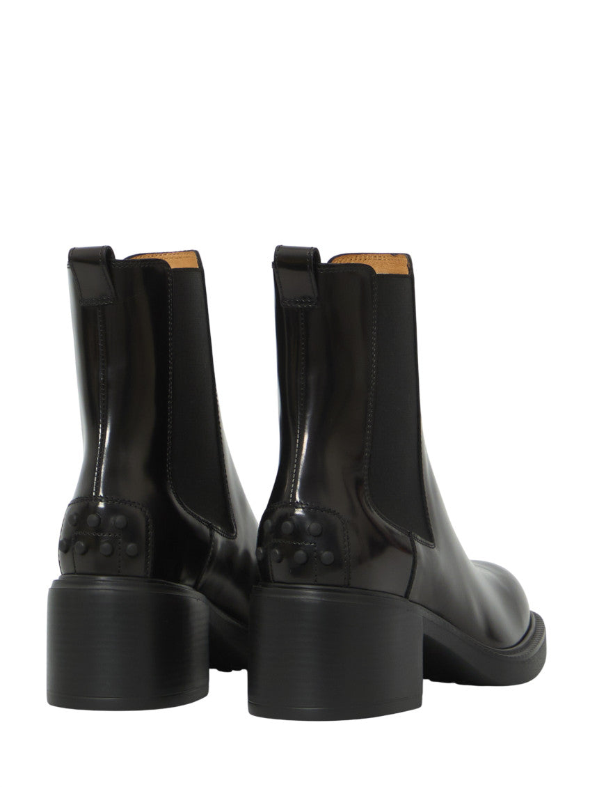 Black Leather Ankle Boots 3