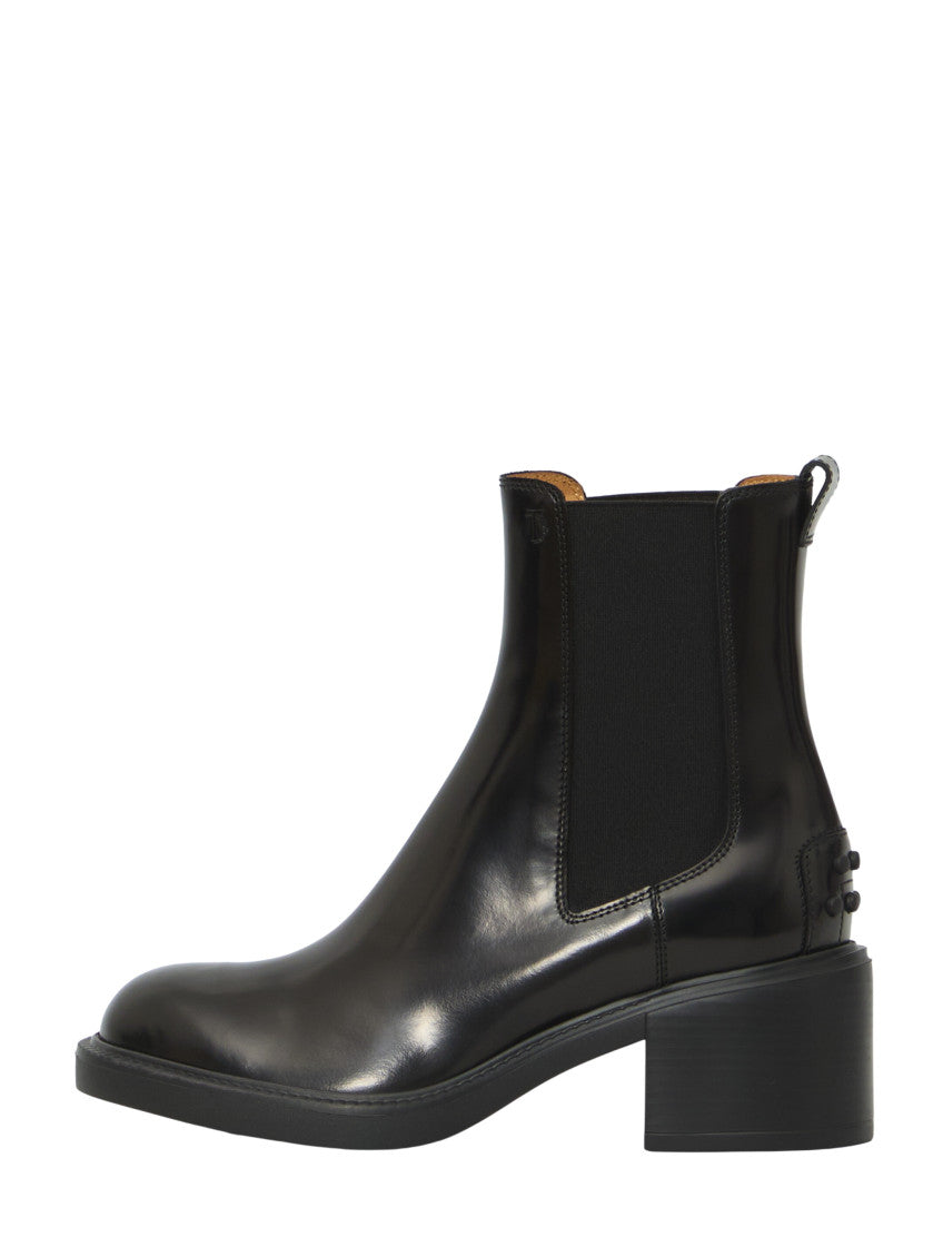 Black Leather Ankle Boots 4