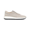 Beige Suede Signature Sneakers 1