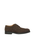 Brown Perforated Classic Lace Ups Shoes 1