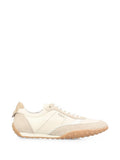 White Color Block Sneakers 1