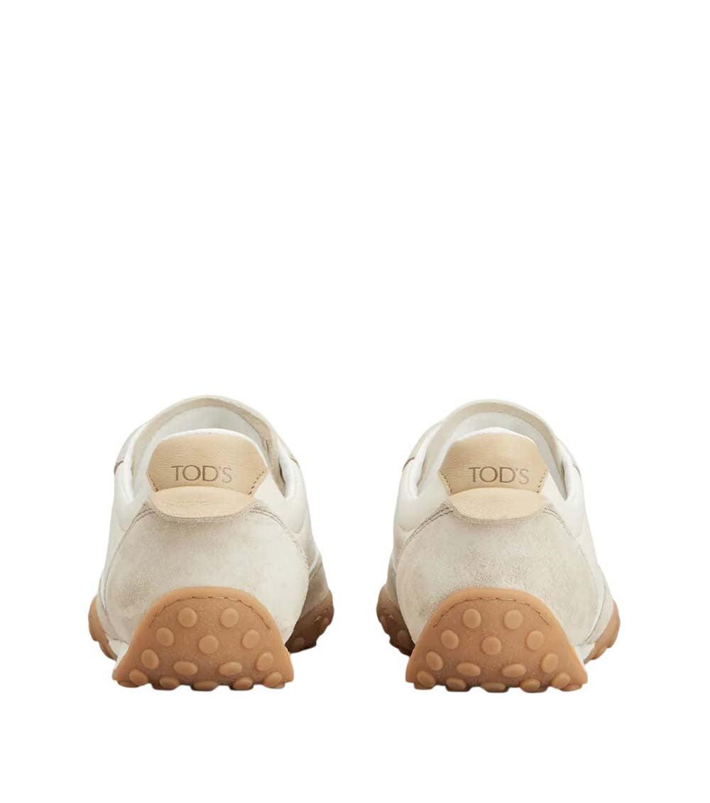 White Color Block Sneakers 4