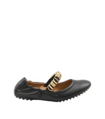 Black Studded Ballet Flats 1