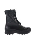 Black Lace Up Boots 1