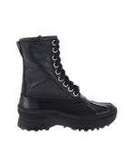 Black Lace Up Boots 1