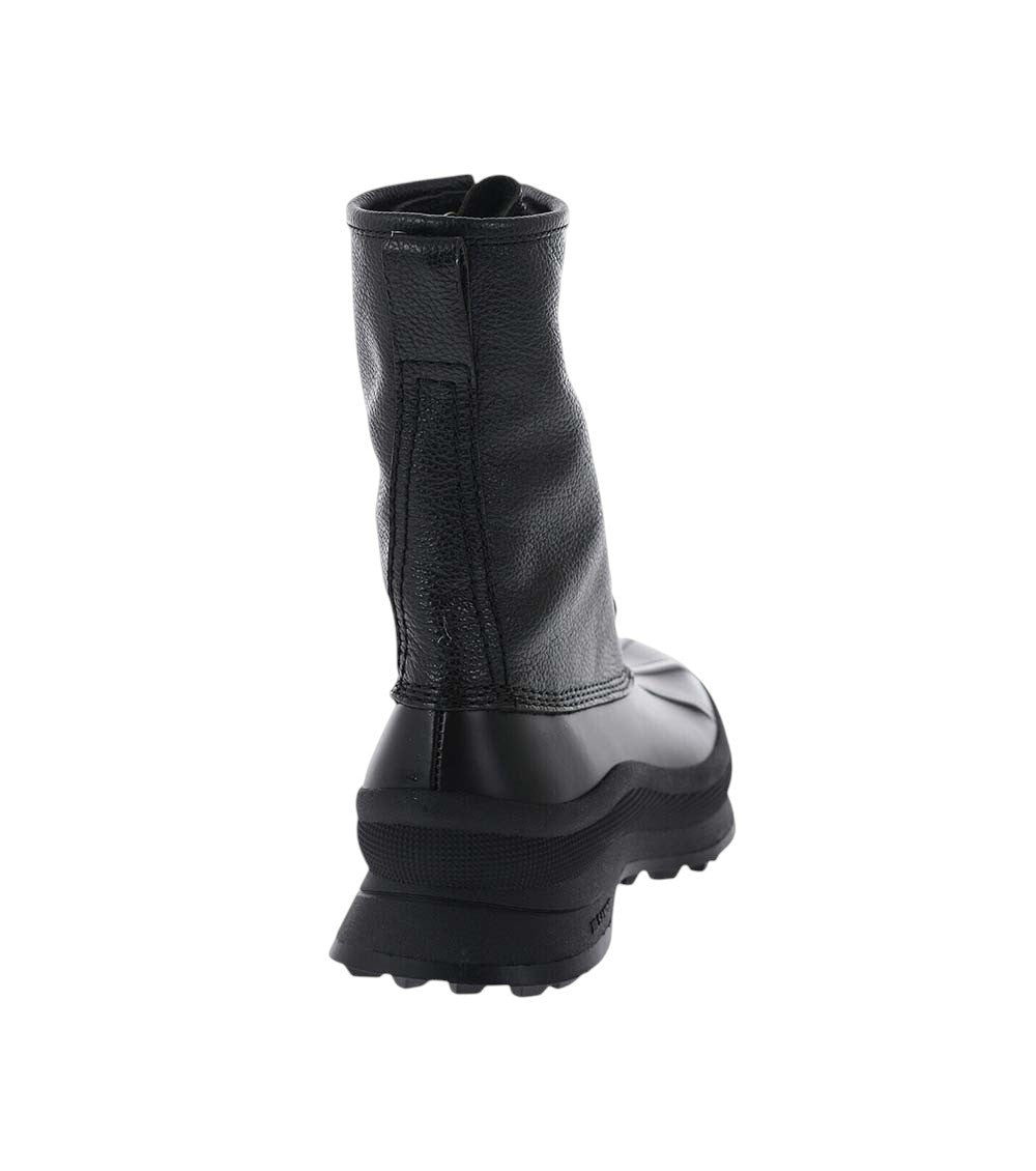 Black Lace Up Boots 2