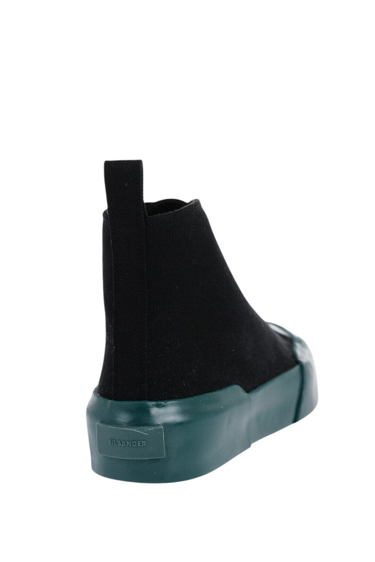 Black Color Block Sneakers 2