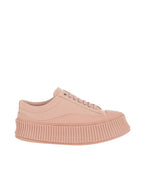 Pink Lace Up Sneakers 1