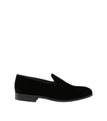 Black Velvet Loafers 1