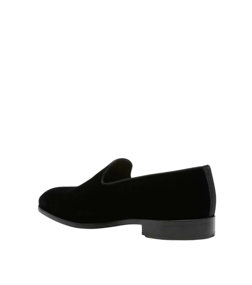 Black Velvet Loafers 3