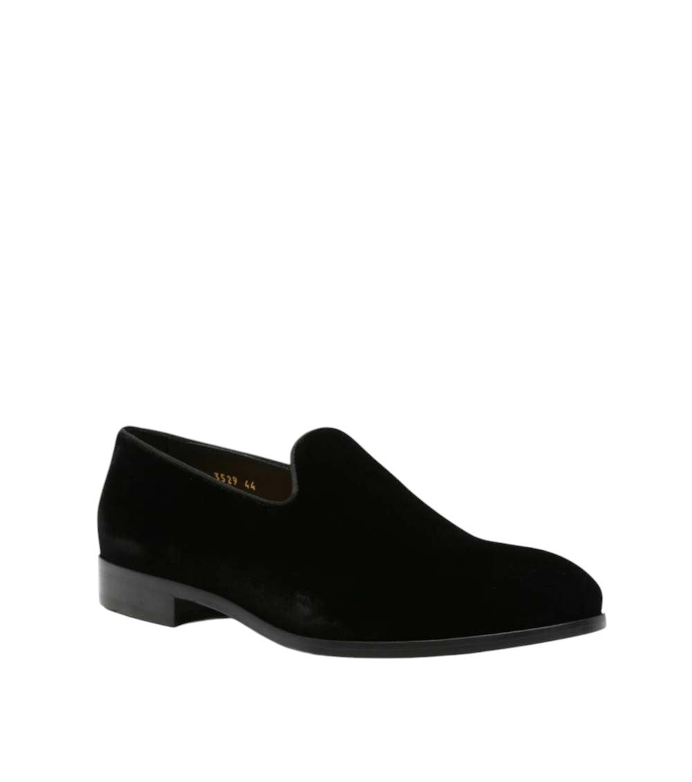 Black Velvet Loafers 4