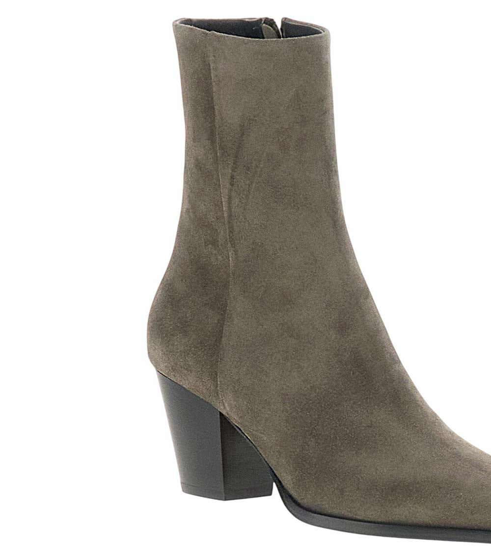 Dark Grey Hedvig Cowboy Boots 4