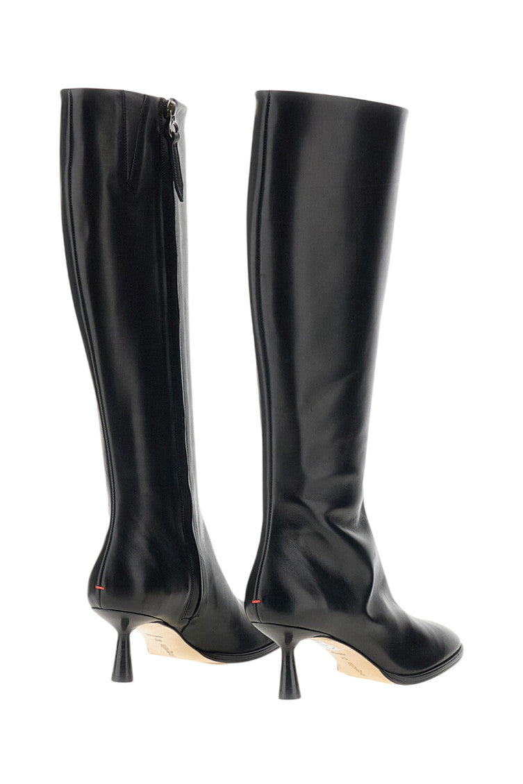 Black Zipper Boots 3