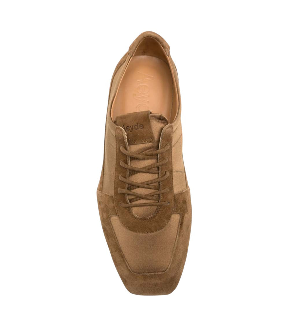 Brown Color Block Uma Sneakers 4