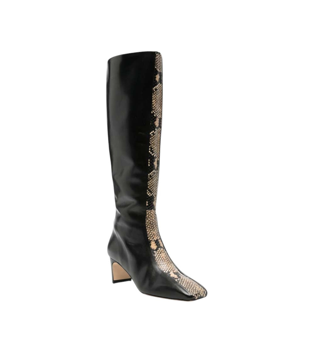 Black Animal Print Bita Boots 2