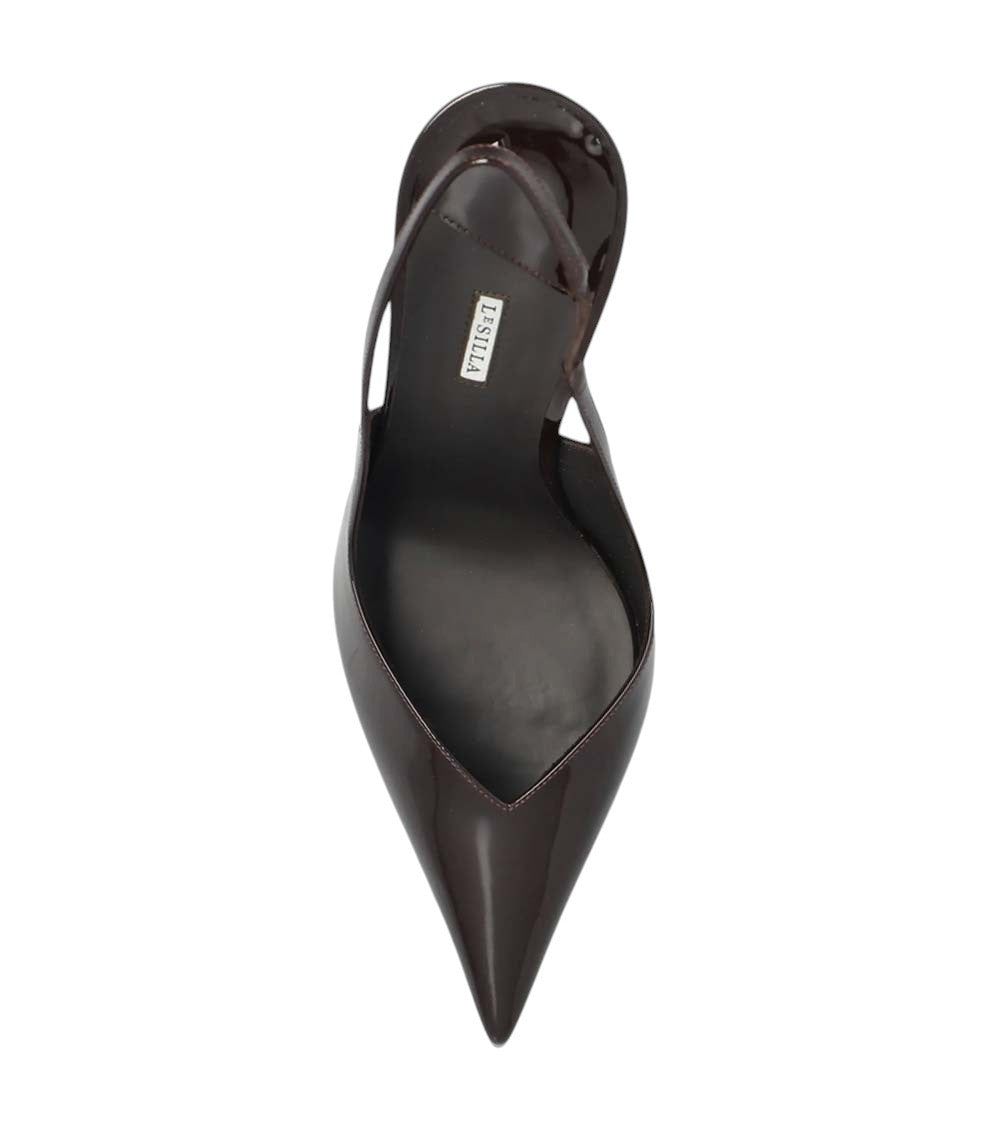 Brown Slingback Pumps 4